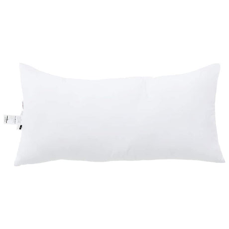 Vidaxl hoofdkussen met kussen 2 pcs wit 61 x 41 x 20 cm polyester