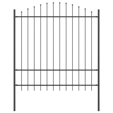 Vidaxl tuinhek grijs 170 x 215 cm gepoedercoat staal