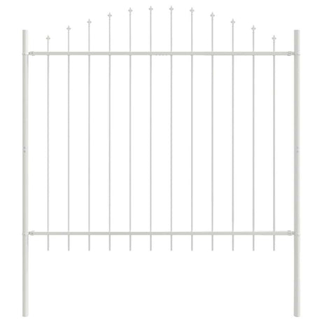 Vidaxl tuinhek wit 170 x 165 cm gepoedercoat staal