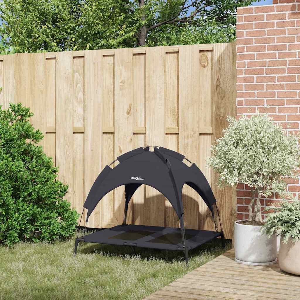 Vidaxl hondenbed zwart 92 x 77 x 82,5 cm staal