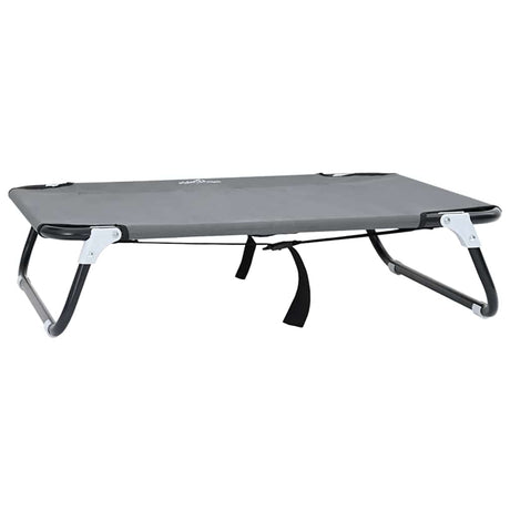 Vidaxl hondenbed lichtgrijs 70 x 46 x 18 cm staal