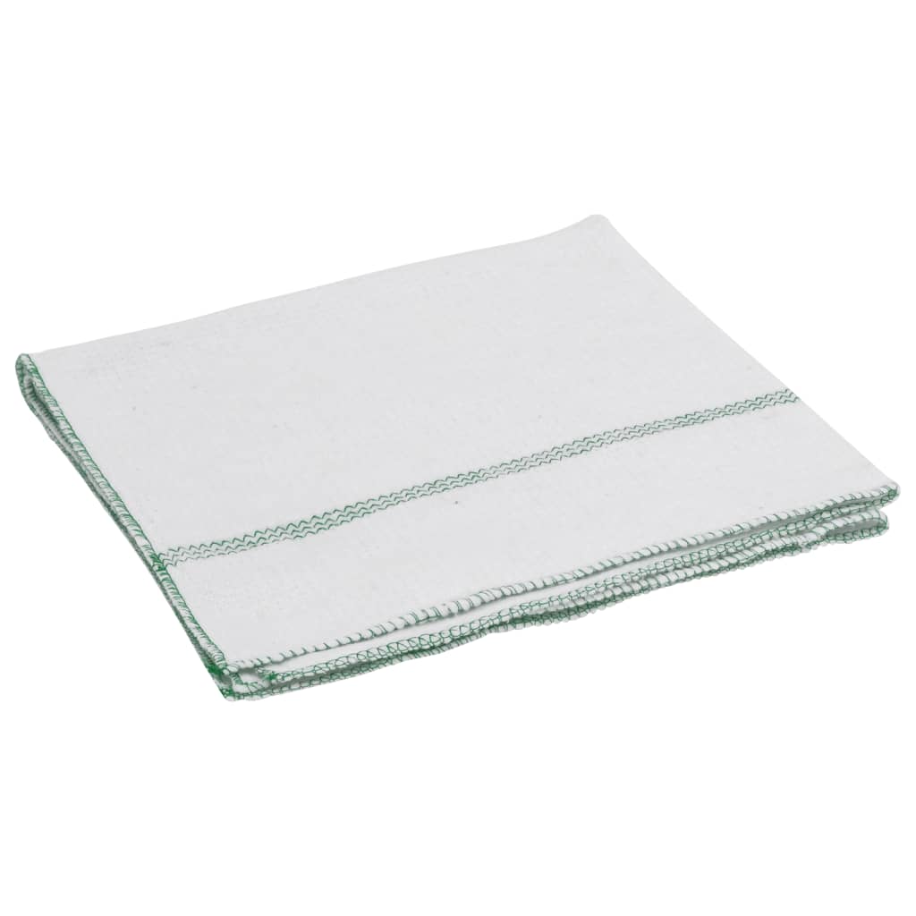 Vidaxl reinigingsdoeken 50 st gestreept 50x60 cm wit en groen