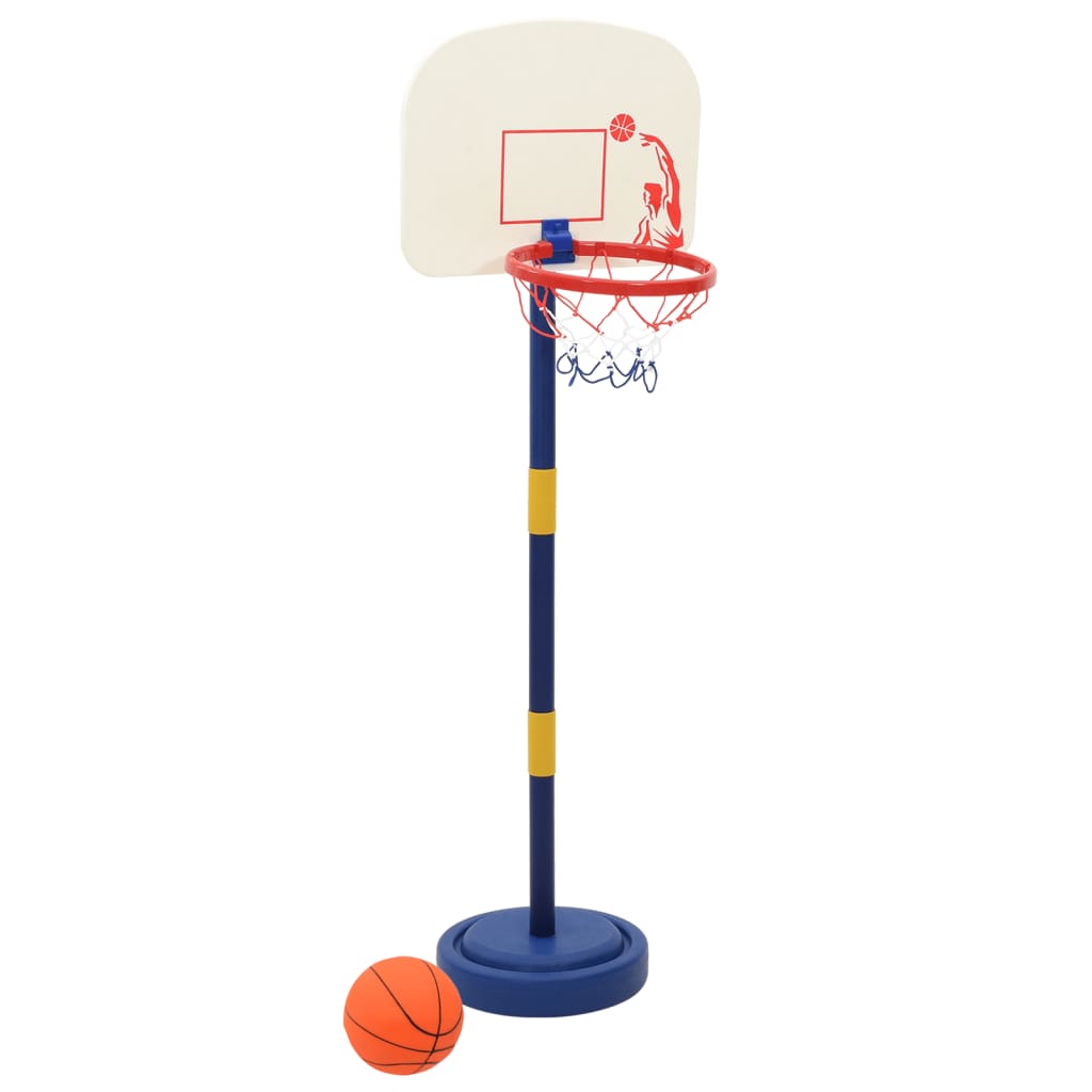 Vidaxl basketbalstandaard met bal en pomp hoogte verstelbaar 90 121 cm