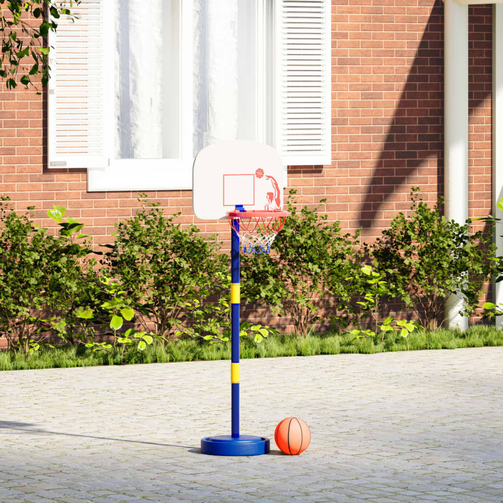 Vidaxl basketbalstandaard met bal en pomp hoogte verstelbaar 90 121 cm