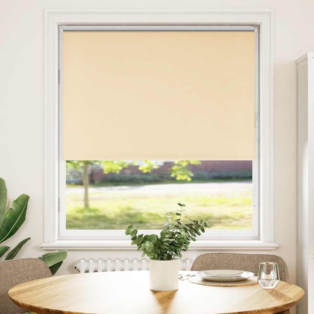 Vidaxl rolgordijn verduisterend 90x130cm stofbreedte 85,7 cm polyester
