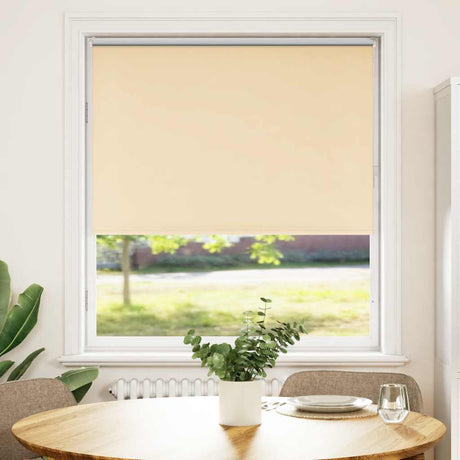 Vidaxl rolgordijn verduisterend 115x150 cm stofbreedte 110,7 cm beige