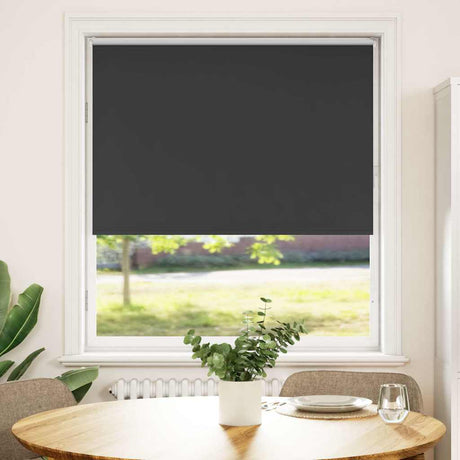 Vidaxl rolgordijn verduisterend 105x130 cm stofbreedte 100,7 cm zwart