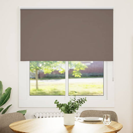 Vidaxl rolgordijn verduisterend koffie 135x130 cm stofbreedte 131,6 cm
