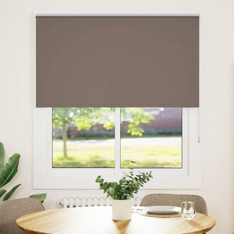 Vidaxl rolgordijn verduisterend koffie 130x150 cm stofbreedte 126,6 cm