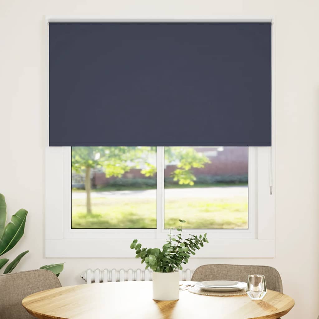 Vidaxl rolgordijn verduisterend 125x130 cm stofbreedte 121,6 cm blauw