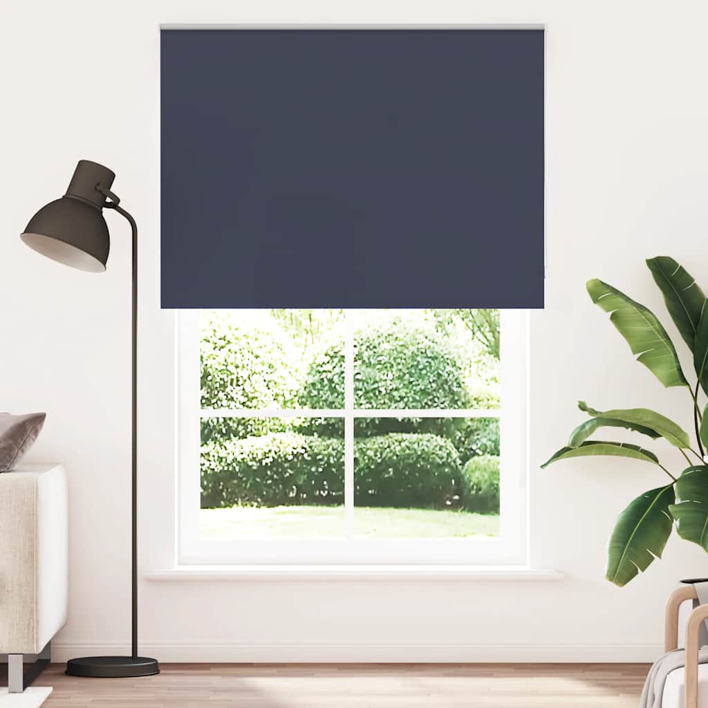 Vidaxl rolgordijn verduisterend 165x210 cm stofbreedte 161,6 cm blauw