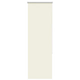 Vidaxl rolgordijn verduisterend 45x175 cm stofbreedte gebroken wit