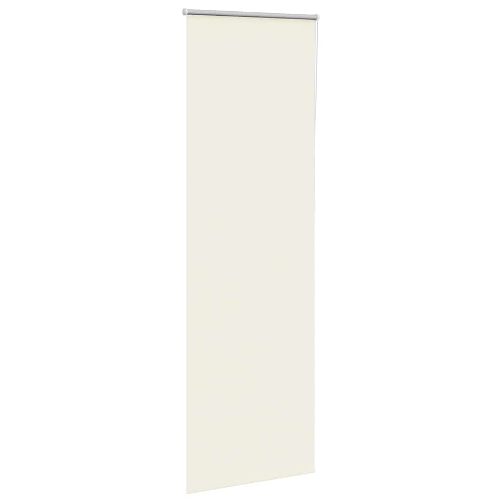 Vidaxl rolgordijn verduisterend gebroken wit 85x230 cm stofbreedte