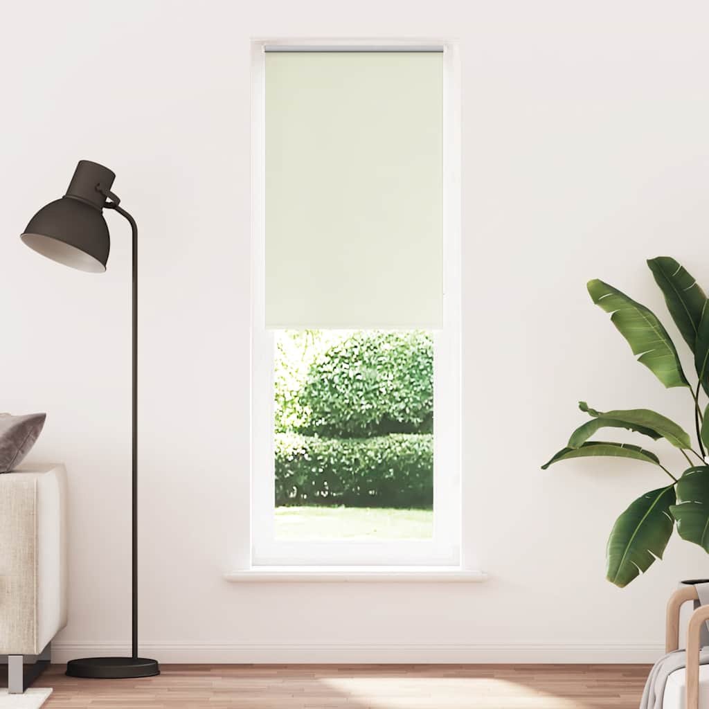 Vidaxl rolgordijn verduisterend gebroken wit 85x230 cm stofbreedte
