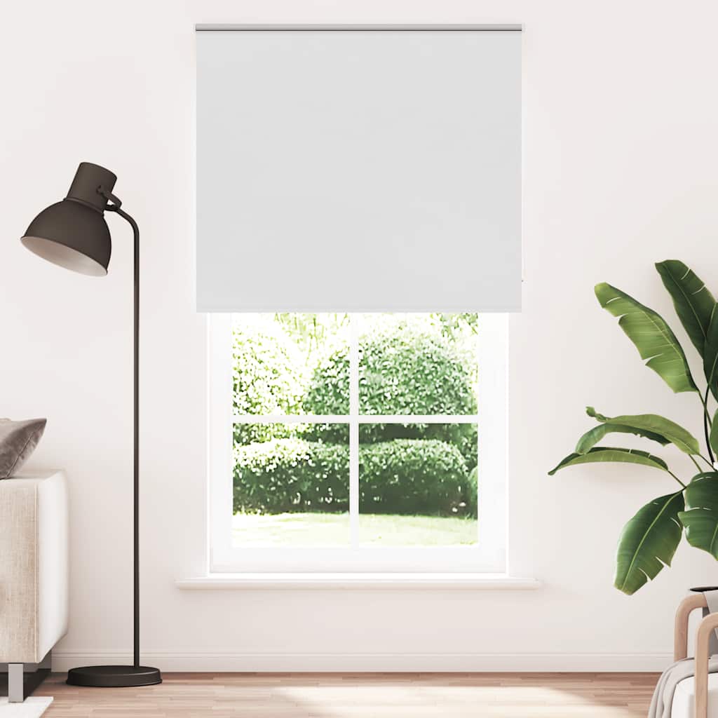 Vidaxl rolgordijn verduisterend 140x230 cm stofbreedte 136,6 cm wit