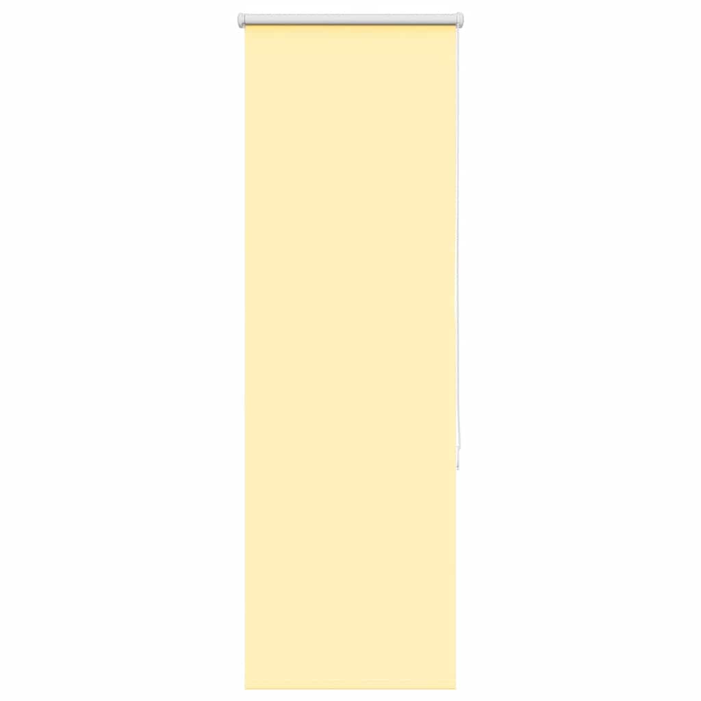 Vidaxl rolgordijn verduisterend 50x130 cm stofbreedte 45,7cm geel