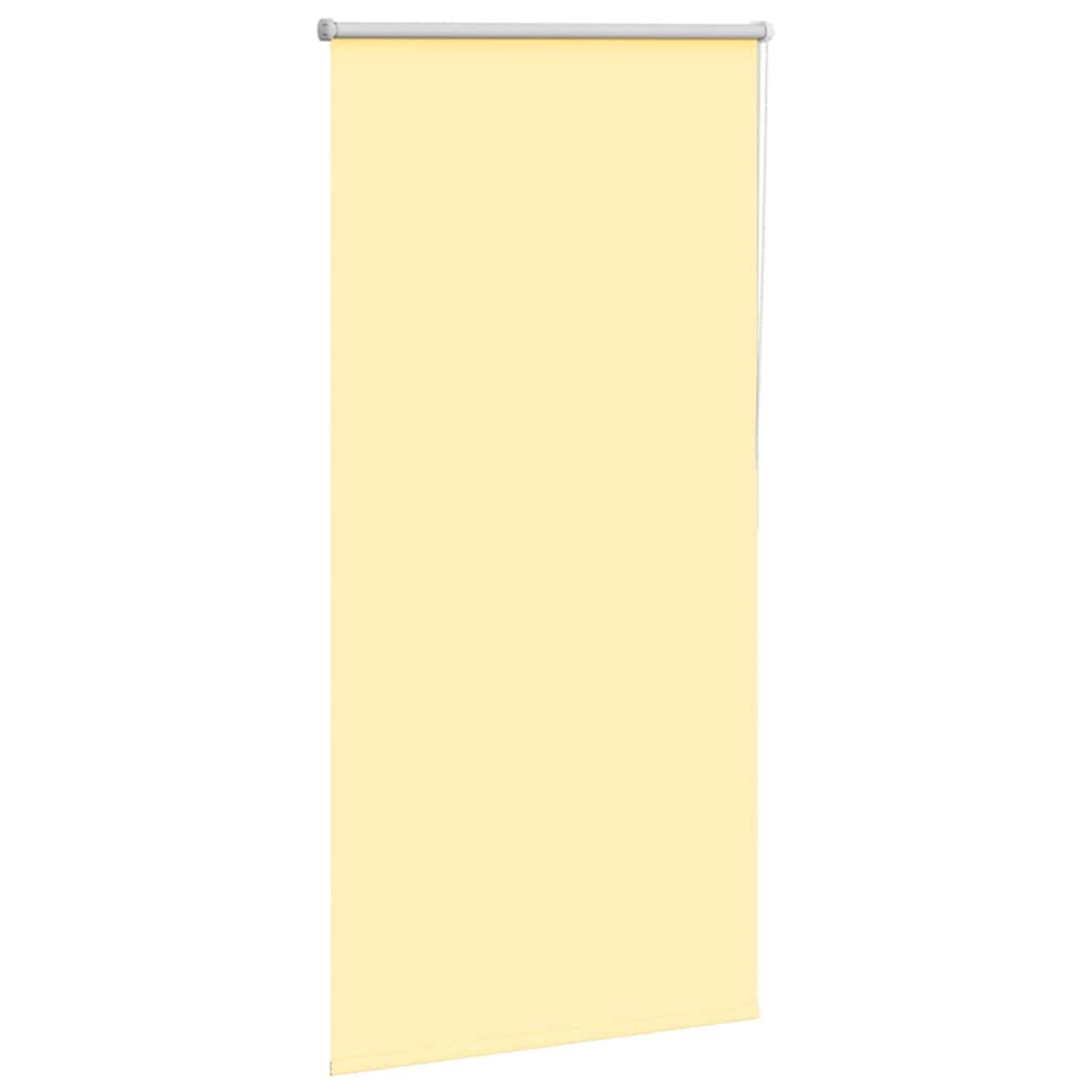 Vidaxl rolgordijn verduisterend 70x150 cm stofbreedte 65,7 cm geel