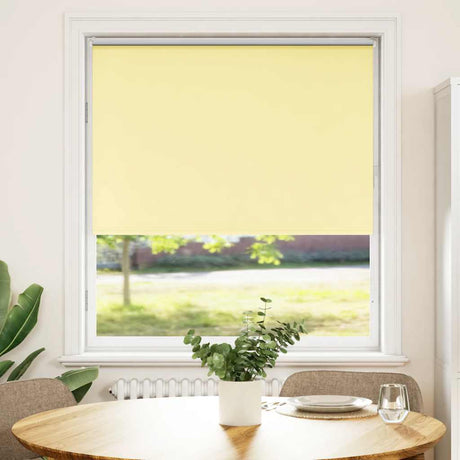 Vidaxl rolgordijn verduisterend 110x150 cm stofbreedte 105,7 cm geel