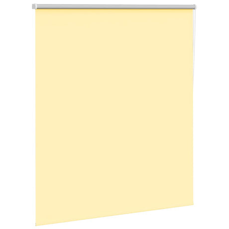 Vidaxl rolgordijn 125x150 cm verduisterend stofbreedte 121,6 cm geel