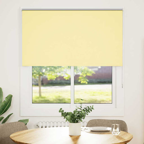 Vidaxl rolgordijn verduisterend 135x150 cm stofbreedte 131,6 cm geel