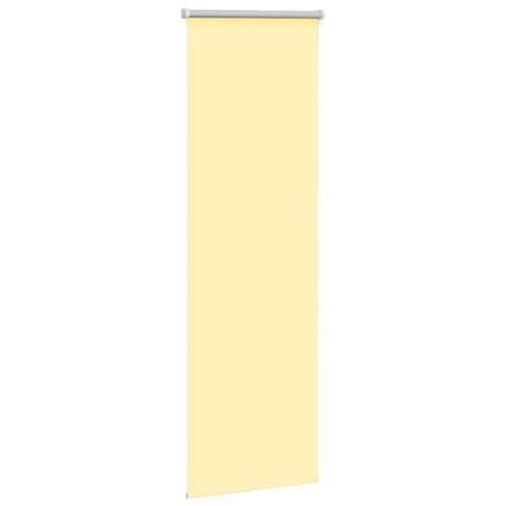 Vidaxl rolgordijn verduisterend 50x175 cm stofbreedte 45,7cm geel