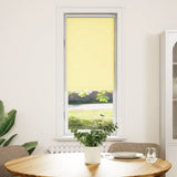 Vidaxl rolgordijn verduisterend 60x175 cm stofbreedte 55,7cm geel