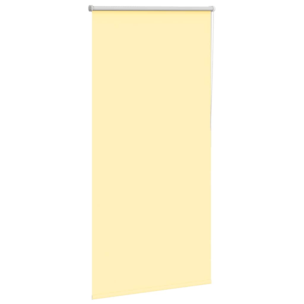 Vidaxl rolgordijn verduisterend 65x175 cm stofbreedte 60,7cm geel