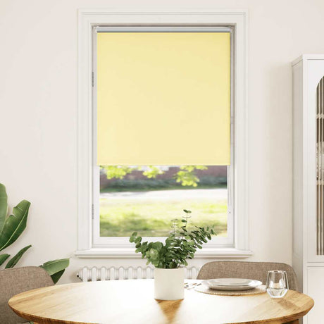 Vidaxl rolgordijn verduisterend 70x175 cm stofbreedte 65,7 cm geel