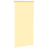 Vidaxl rolgordijn verduisterend 75x175 cm stofbreedte 70,7cm geel