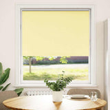 Vidaxl rolgordijn verduisterend 115x175 cm stofbreedte 110,7 cm geel