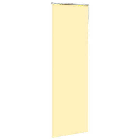 Vidaxl rolgordijn verduisterend 65x210 cm stofbreedte 60,7 cm geel