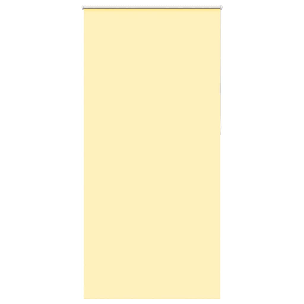 Vidaxl rolgordijn verduisterend 90x210 cm stofbreedte 85,7 cm geel