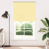 Vidaxl rolgordijn verduisterend 125x210 cm stofbreedte 121,6 cm geel