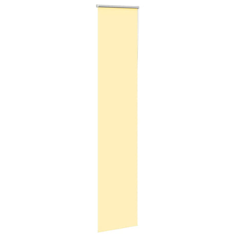 Vidaxl rolgordijn verduisterend 50x230 cm stofbreedte 45,7cm geel