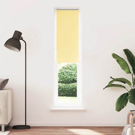 Vidaxl rolgordijn verduisterend 55x230 cm stofbreedte 50,7cm geel