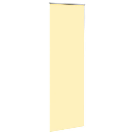 Vidaxl rolgordijn verduisterend 80x230 cm stofbreedte 75,7cm geel