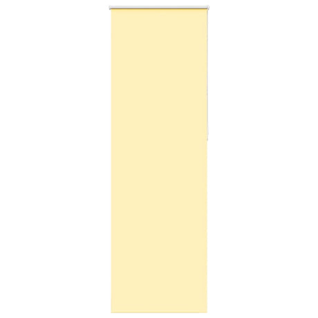 Vidaxl rolgordijn verduisterend 85x230 cm stofbreedte 80,7cm geel