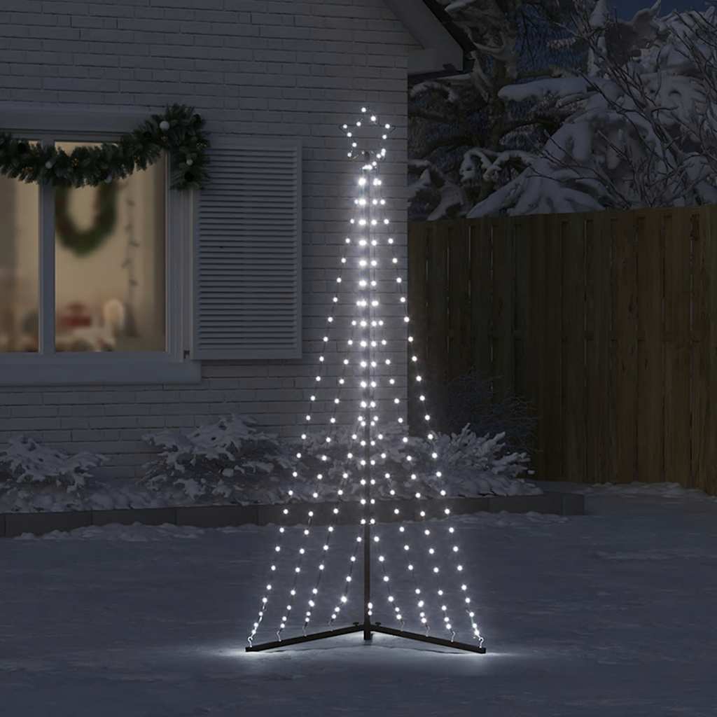 Vidaxl led-kerstboom 339 leds koud wit 182 cm