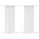 Vidaxl plantenstandaards 2 st 30x30x60 cm bewerkt hout wit