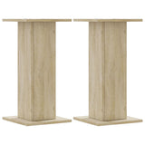 Vidaxl plantenstandaards 2 st 30x30x60 cm bewerkt hout sonoma eiken