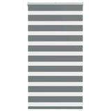 Vidaxl zebra rolgordijn 70x100 cm stofbreedte 65,9 cm donkergrijs