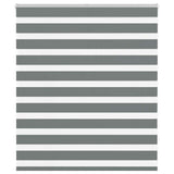 Vidaxl zebra rolgordijn 120x100 cm stofbreedte 115,9 cm donkergrijs