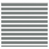 Vidaxl zebra rolgordijn 155x100 cm stofbreedte 150,9 cm donkergrijs