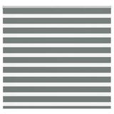 Vidaxl zebra rolgordijn 165x100 cm stofbreedte 160,9 cm donkergrijs