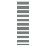 Vidaxl zebra rolgordijn 40x150 cm stofbreedte 35,9 cm donkergrijs