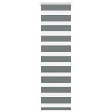 Vidaxl zebra rolgordijn 45x150 cm stofbreedte 40,9 cm donkergrijs