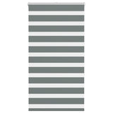 Vidaxl zebra rolgordijn 70x150 cm stofbreedte 65,9 cm donkergrijs