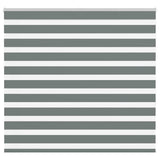 Vidaxl zebra rolgordijn 155x150 cm stofbreedte 150,9 cm donkergrijs