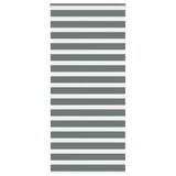 Vidaxl zebra rolgordijn 115x200 cm stofbreedte 110,9 cm donkergrijs