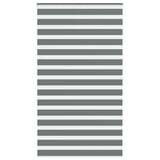 Vidaxl zebra rolgordijn 130x200 cm stofbreedte 125,9 cm donkergrijs